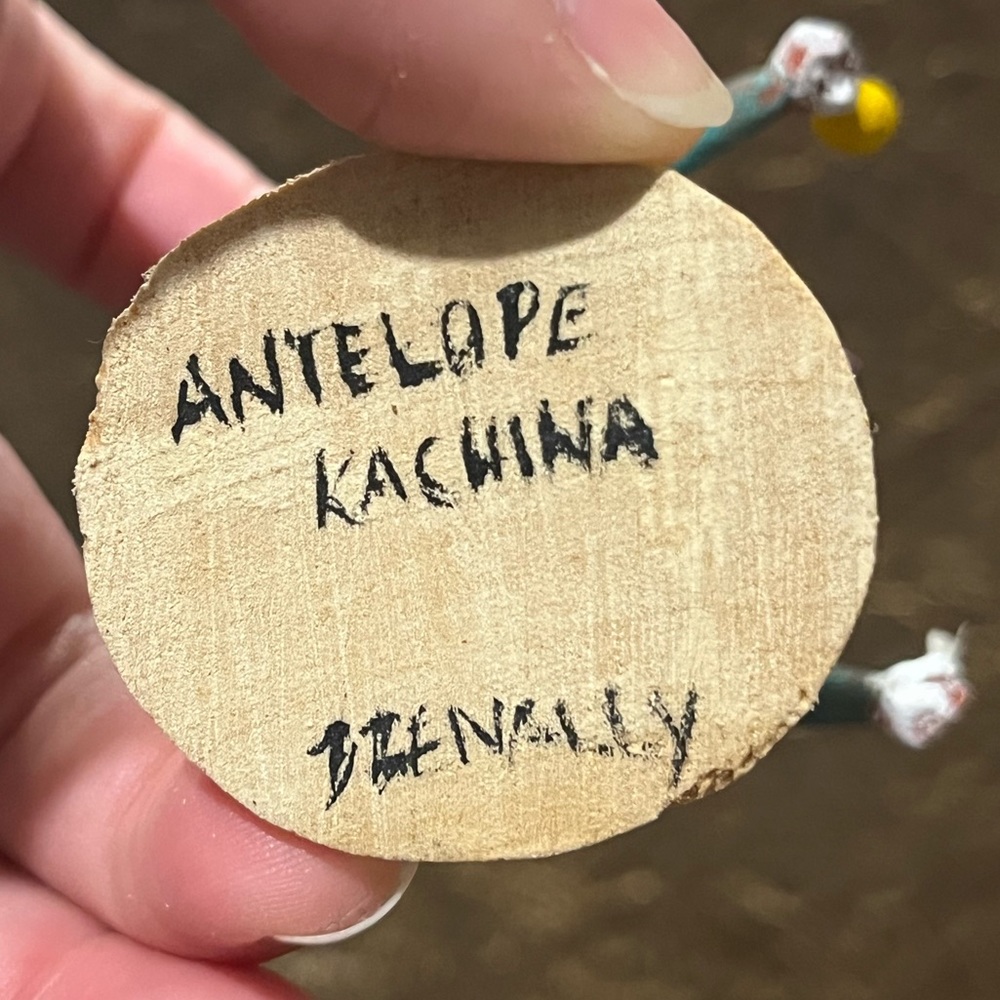 ❤️Vintage Authentic Medium Size Antelope Kachina Doll Native American Artists❤️ - Picture 10 of 10